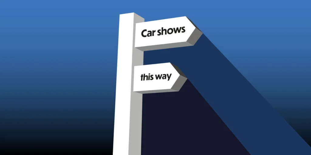 find me car shows banner