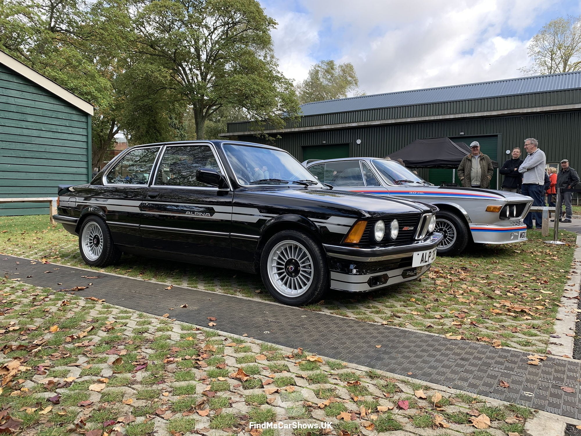 Classic Car Show with a BMW 3 series e21 Alpina & BMW 3.0 CSL 'Batmobile'