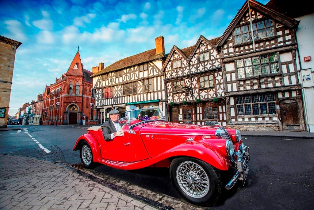 1954 MG TF Twin Cam at stratford festival of motoring