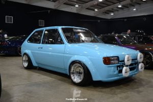 Blue Ford Fiesta At Gravity Show 2019