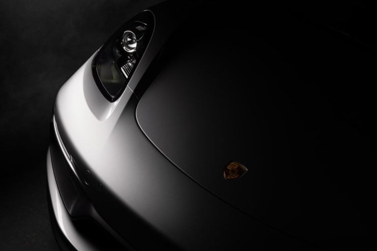 Porsche 718 Cayman GTS front headlight